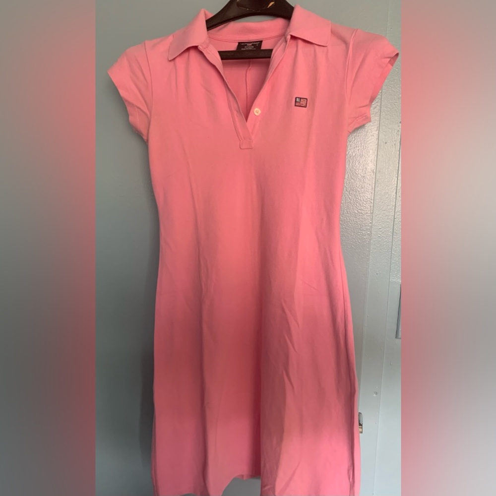 Polo Jeans Co. Ralph Lauren Pink Polo Dress